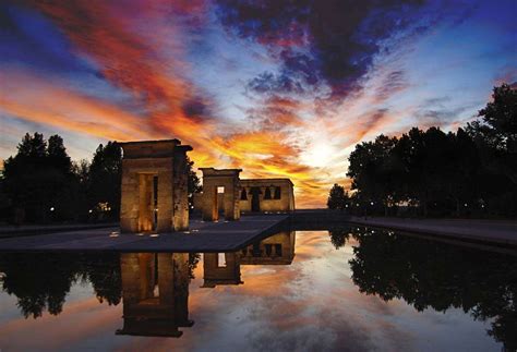 atardecer templo debod|Visita al Templo de Debod en Madrid